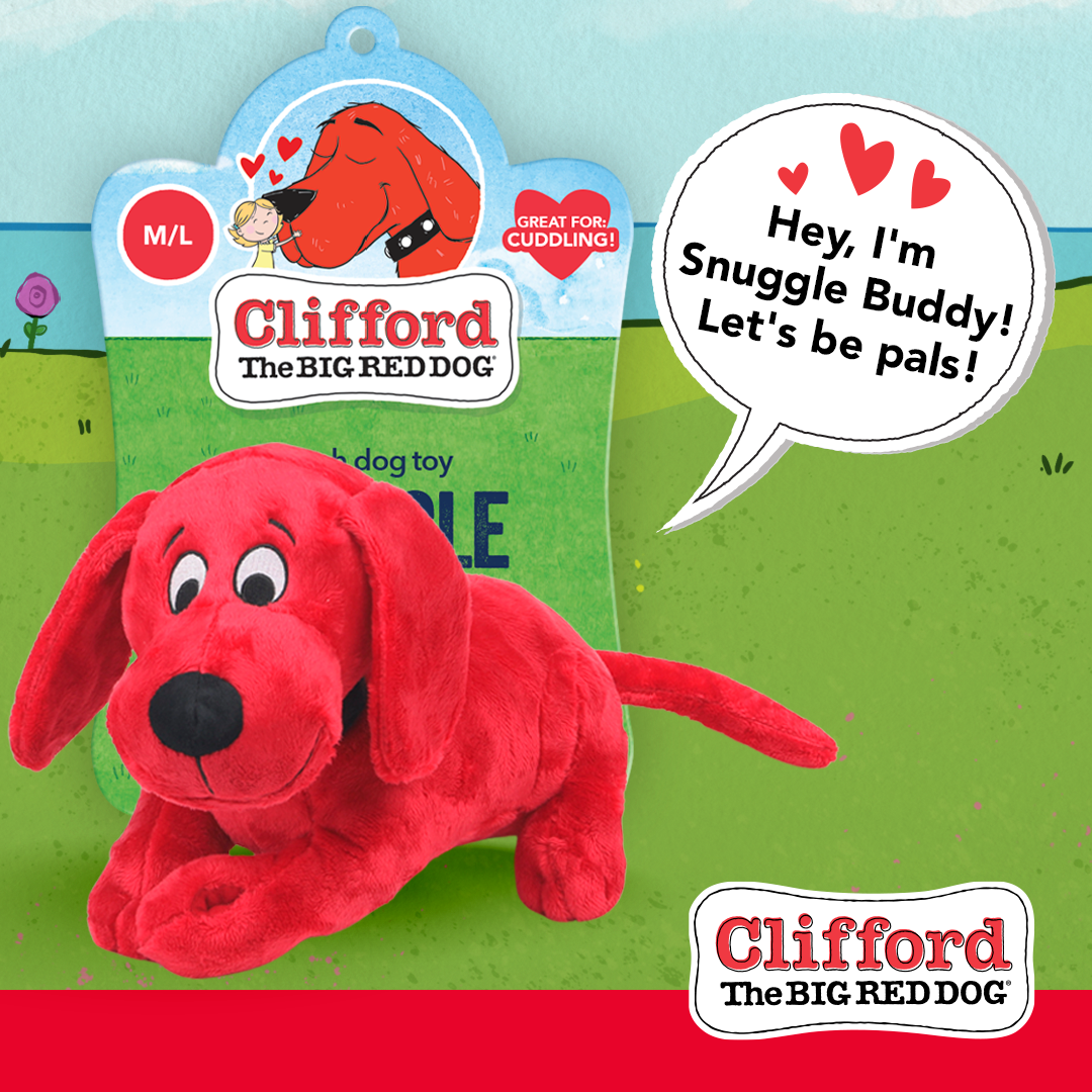Clifford The Big Red Snuggle Buddy 14-in Plush Dog Toy