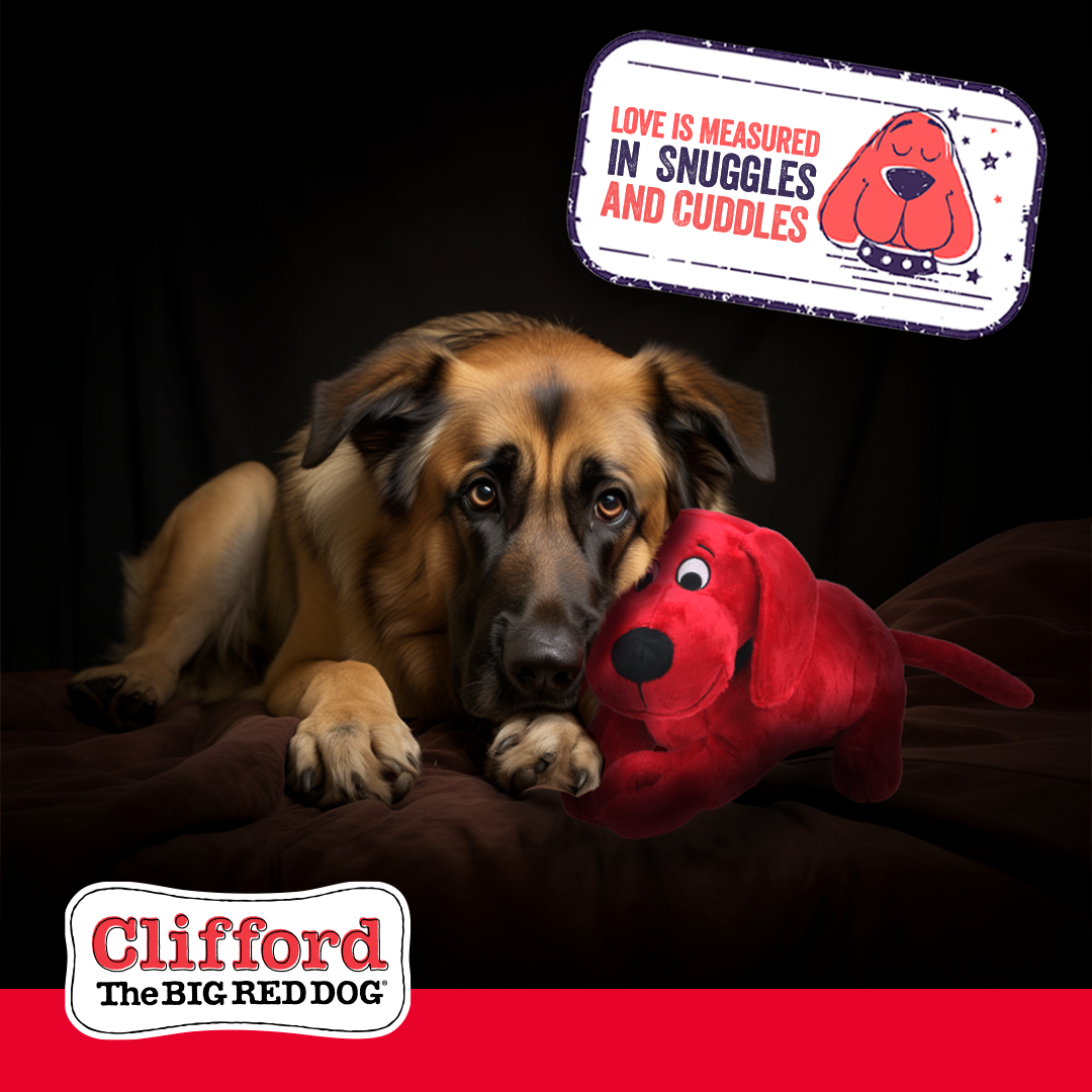 Clifford The Big Red Snuggle Buddy 14-in Plush Dog Toy