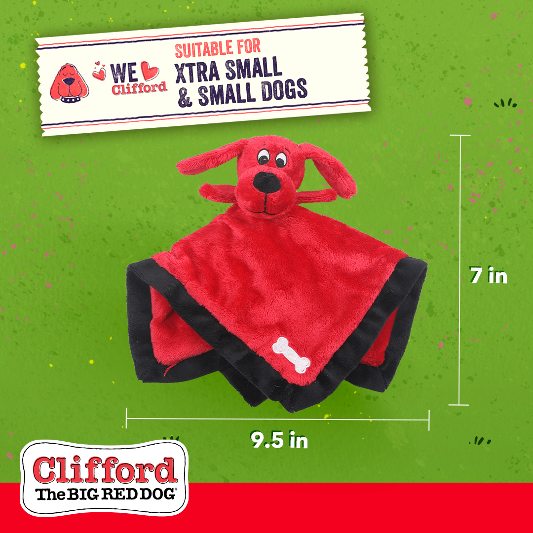 Clifford The Big Red Lil' Napper 9.5-in Plush Dog Toy, Red