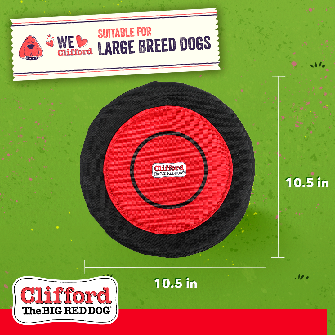 Clifford The Big Red Dog Sliding Flyer Dog Toy