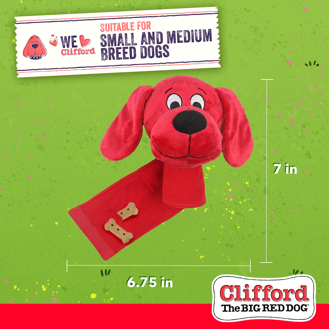 Clifford The Big Red Dog Snug Snuffy Mat Combo Plush & Puzzle Dog Toy