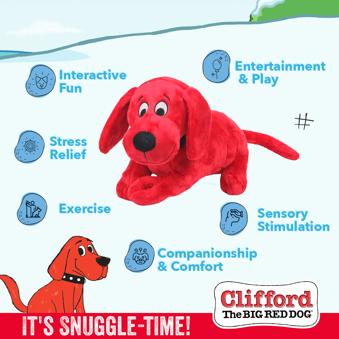 Clifford The Big Red Snuggle Buddy 14-in Plush Dog Toy