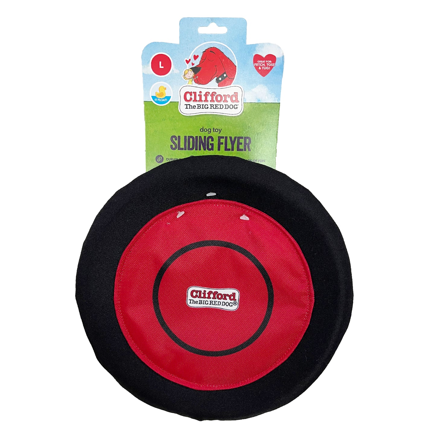 Clifford The Big Red Dog Sliding Flyer Dog Toy