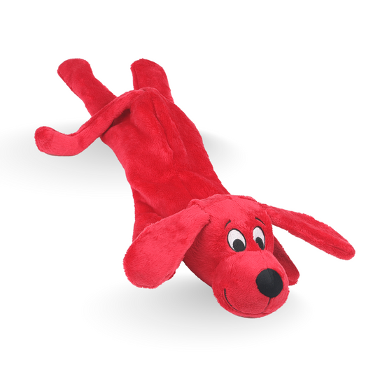 Clifford The Big Red Dog Skinny Furry Friend Plush Dog Toy