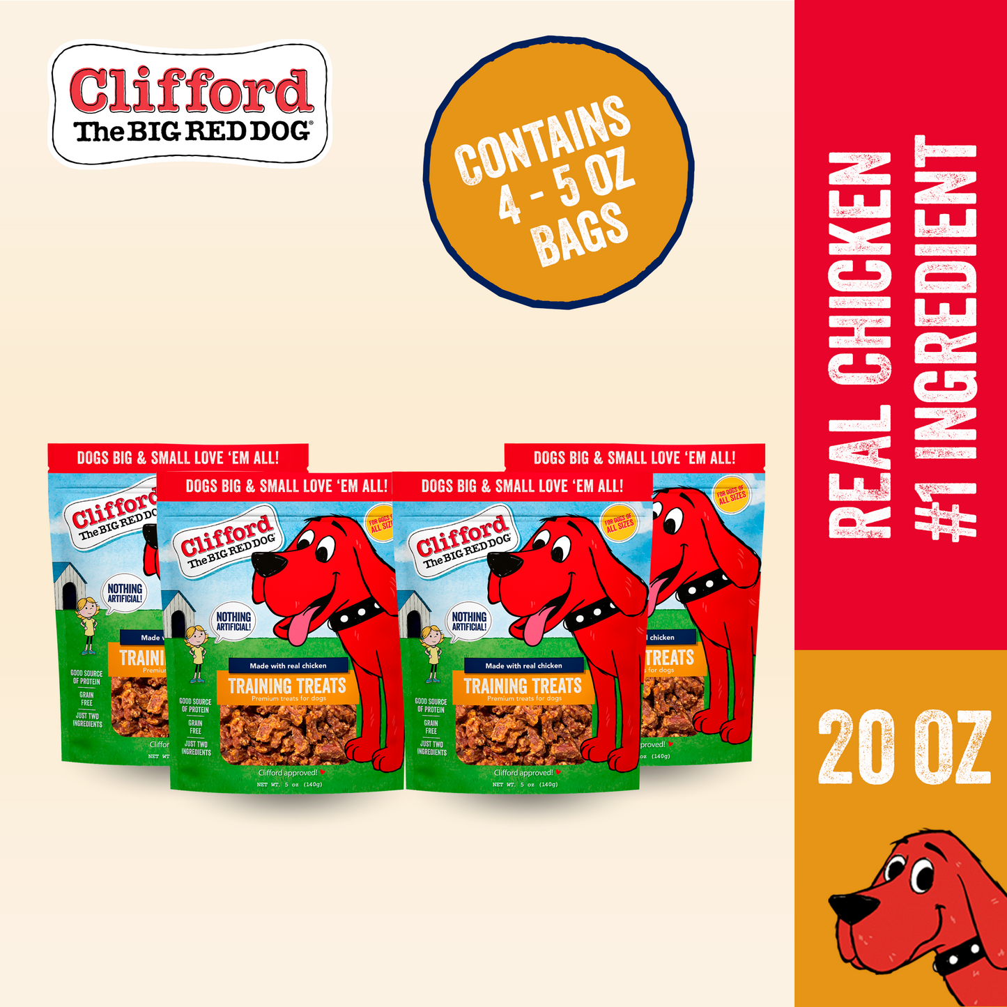 Clifford® Chicken Training Treats 20 oz